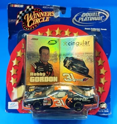 Winner’s Circle Double Platinum™ 汽车 + 球队收藏卡 - #31 Robby Gordon — 第 1/4 张图片