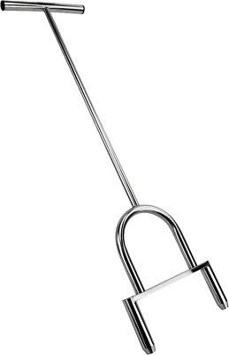 Stainless Steel Lawn Coring Aerator Grass Dethatching Turf Plug Core Aeration - Image 1 of 4