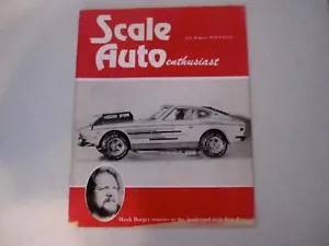 SCALE AUTO ENTHUSIAST MAGAZINE JULY/AUGUST 1979  # 2 VINTAGE ORIG.  HANK BORGER - Picture 1 of 5