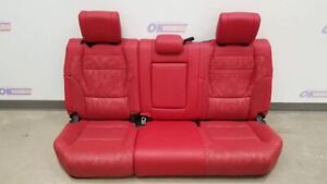 22 TOYOTA TUNDRA TRD PRO REAR SEAT ASSEMBLY RED LEATHER CREW CAB