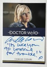 Camille Coduri Inscription Autograph Card from Doctor Who Series 1 - 4