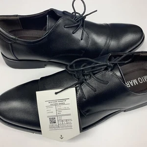 Marino Ave Mens Midtown Wingtip Shoes- Business Oxford Black Size 9.5 Eur 42-43  - Picture 1 of 6