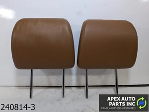 OEM 2006 Infiniti M35 3.5L FRONT SEAT LEATHER HEADREST SET BEIGE - Picture 1 of 14