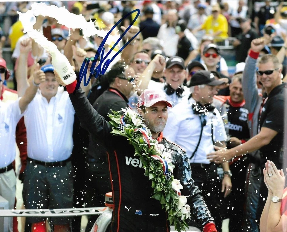 WILL POWER SIGNED 8X10 PHOTO 2018 INDY 500 WINNER INDIANAPOLIS PENSKE IMS B Foto 1 de 1