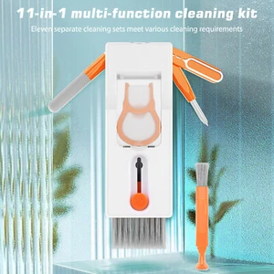 Kit di pulizia per computer 11 in 1 Strumento per la pulizia degli auricolari Sp - Afbeelding 1 van 14