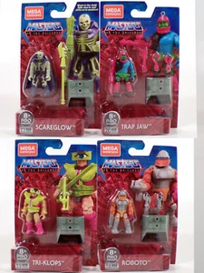 Mega Construx Masters of the Universe 4 Figure Lot Trap Jaw Tri Klops Scareglow+ - Picture 1 of 7
