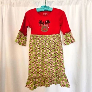 Southern Tots~Reindeer Dress~ Size 10~ Christmas~Holiday - Picture 1 of 8