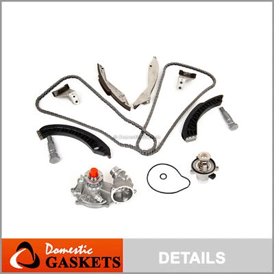 Kit de cadena de distribución bomba de agua compatible 04-06 BMW 545I 645CI 745LI 745I X5 4,4 L Foto 1 de 4