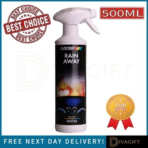MOTIP RAIN AWAY SPRAY RAIN 500ML REPELLENT TRIGGER SPRAYER FOR AUTO CARS GLASS - Picture 1 of 3