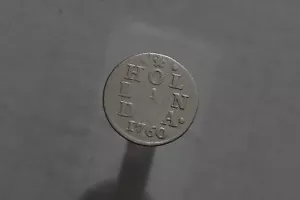 🧭 🇳🇱 NIEDERLANDE 2 STUIVERS 1760 SILBER HOLLAND B49 #Z6203 - Bild 1 von 2