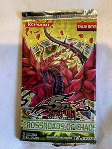 Yugioh Yu-Gi-Oh Crossroads of Chaos CCG TCG confezione booster sigillata singola nuovissima - Foto 1 di 12