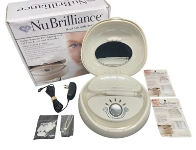 NuBrilliance Real Microdermabrasion Unit At-Home Kit | 3 Tips & Filters - Image 1 of 4