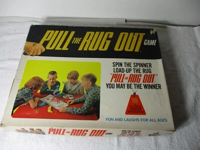 RARE PULL THE RUG OUT GAME SCHAPER 1968 COMPLETE - Image 1 of 4