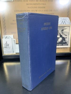 Ancient Andean Life by Edgar Lee Hewett FIRST EDITION Illustrated 1939 - Image 1 of 4
