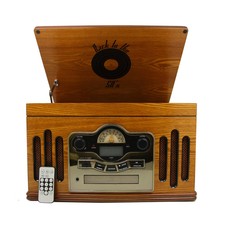 New listing
Back to the 50s Antique Wooden 3 Speed Turntable with Cd Player