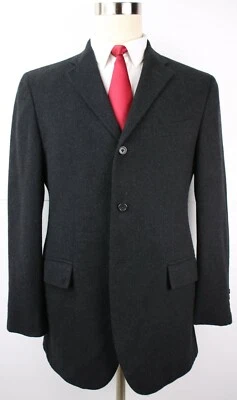 Abrigo Deportivo Polo Ralph Lauren Gris Sólido Tres Botones Cachemira Pura Talla 42 Largo Foto 1 de 4