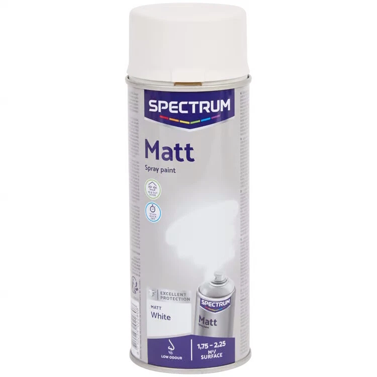 Lackspray 400ml Acryl weiß matt Sprühlack SP - Bild 1 von 1