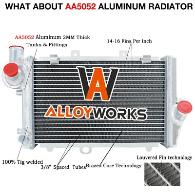 RADIADOR ALUMINIO BMW SERIE K 1984-97 K1 K75 K100 K1100 LT/RS/RT 1464568 Foto 1 de 4