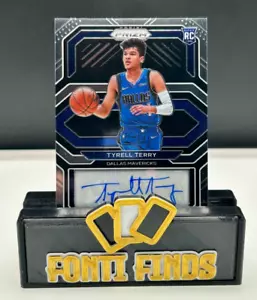 2020-21 Prizm Tyrell Terry Penmanship Rookie RC Auto RC #RP-TTY Mavericks - Foto 1 di 3