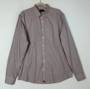 Camisa UNTUCKit Para Hombre Monello WF Alta A Cuadros Manga Larga Abotonada Talla XL Alta - Imagen 1 de 15