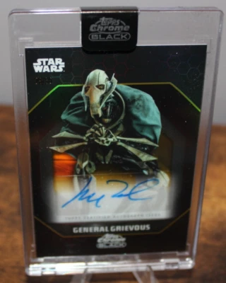 2024 Star Wars Chrome Black Matthew Wood as General Grievous Auto /50 ADS-MW - Image 1 of 4