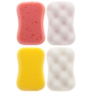 4 Pcs Exfoliating Sponge Body Scrubber Bath Sponges for Shower Child Baby - Picture 1 of 12