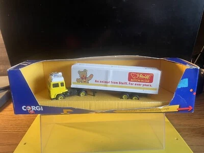 1985 C1231 VOLVO GLOBETROTTER SEMI TRUCK/TRAILER NIB 9”L Made Great Britian - Image 1 of 4