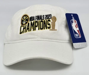 White Denver Nuggets 2023 NBA Finals Champions Youth Hat White - Picture 1 of 4