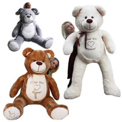 Teddybär Plüschbär Kuscheltier Stofftier Riesen Teddy Geschenkidee 190cm NEU  - Bild 1 von 4