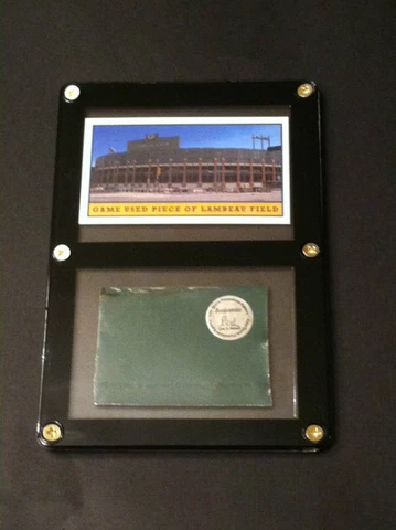 Green Bay Packers GAME USED PIECE of METAL from Ring of Honor at Lambeau! RARE! Cover