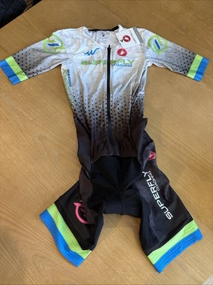 Traje de Ciclismo Castelli Asiento Acolchado Para Hombre Talla Pequeña Nuevo Con Etiquetas Superfly Coaching F38 Foto 1 de 4
