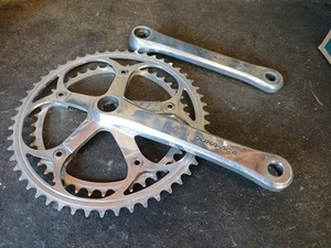SHIMANO DURA ACE CHAINSET FC-7402 - 52/42 - Great Condition - Picture 1 of 6
