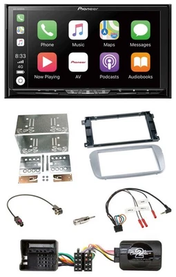 Pioneer 2DIN Lenkrad USB DAB DVD Bluetooth Autoradio für Ford Galaxy C Max Focus - Bild 1 von 4