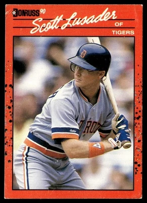 1990 Donruss Scott Lusader Detroit Tigers #696 - Image 1 of 2