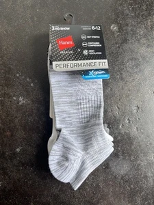 Hanes Premium Men's Socks No Show Performance Fit X-Temp Size 6-12 New - Picture 1 of 2