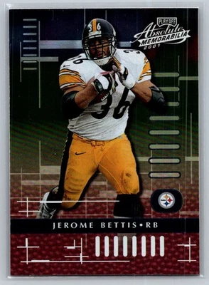 💎2001 Playoff Absolute Memorabilia Fútbol #74 Jerome Bettis - Steelers💎 Foto 1 de 2