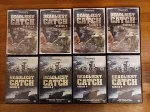 DVD - X8 Deadliest Catch Fishing DVDs Bundle Collection PAL UK R2 Series 5-6 - Picture 1 of 2
