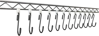 防掉线置物架 S 钩金属架衣架 Untensil 挂钩搁架 — 第 1/4 张图片