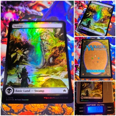 MTG Swamp V.1 🇬🇧  Nm Full Art Storybook Landscape FOIL Bloomburrow BLB OG - Bild 1 von 4