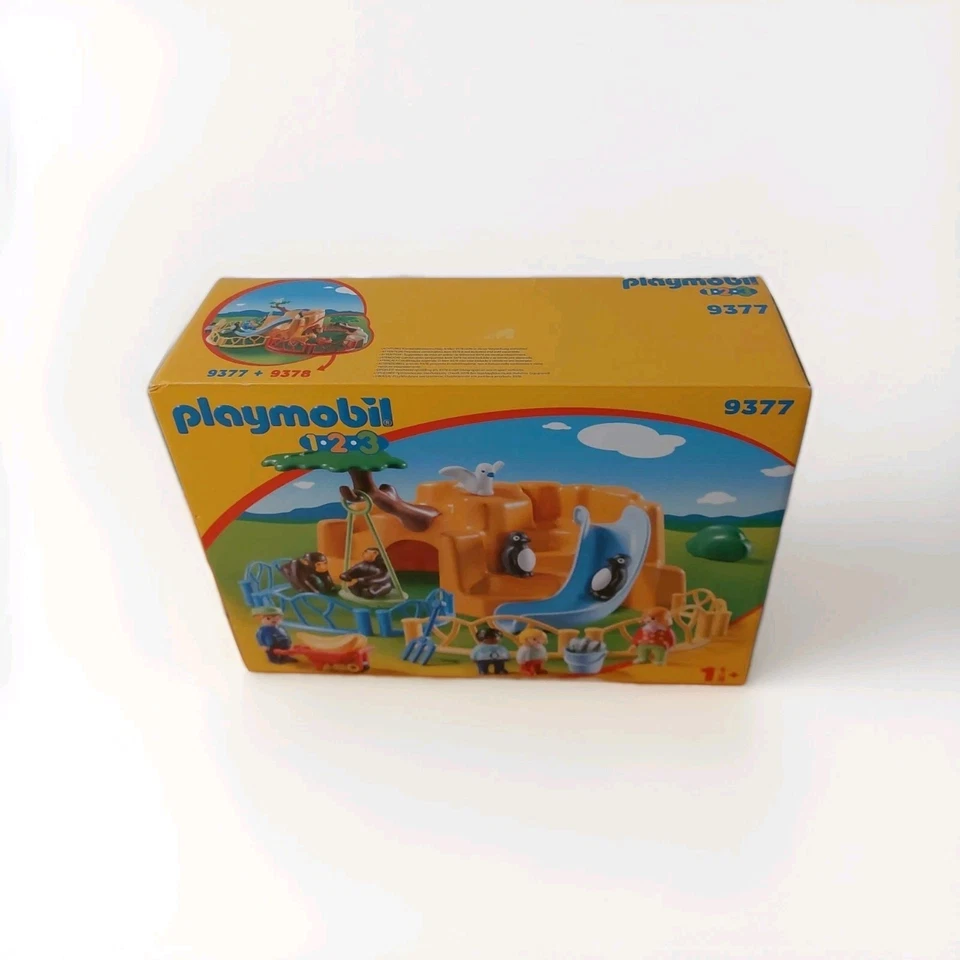 Playmobil 9377 (1.2.3): Animal Park / New and Sealed - Image 1 of 4
