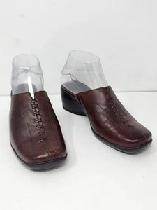Zapatos cómodos Baretraps Backlash para mujer 6 mulas de cuero marrón - Imagen 1 de 13