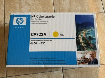 Cartucho de tóner HP LaserJet OEM C9722A - Amarillo - NUEVO Foto 1 de 4