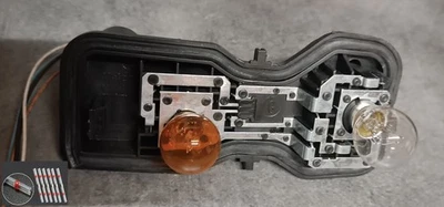 Platine réparation porte ampoules feu arriere Gauche conducteur Megane 2 phase 1 - Photo 1/4