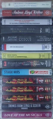 14 x MUSICAL, STAGE, LLOYD WEBBER Tapes ☆Job Lot Bundle - All Pictured!☆ - Image 1 of 4