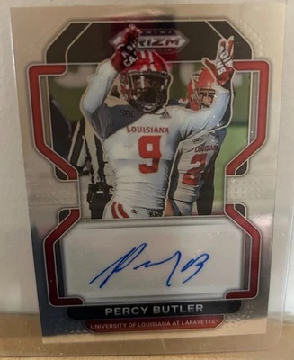 Percy Butler 2022 Panini Prizm Draft Picks Auto #RA-PBU Ragin Cajuns - Image 1 of 2