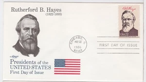 TurtlesTradingPost- Presidents- Rutherford B Hayes #2218a 1986 FDC Artmaster - Picture 1 of 2