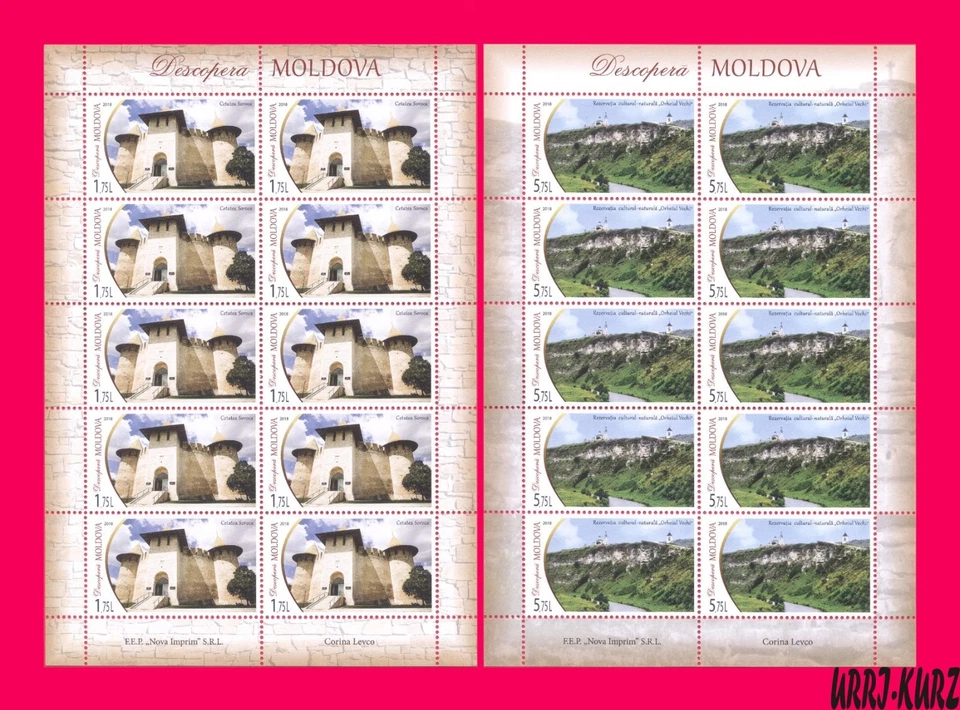 MOLDOVA 2018 Ancient Medieval Architecture Fort Fortress & Rock Cave Monastery - Image 1 of 1