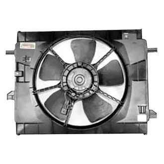 For Chevy HHR 2006-2011 TYC Dual Radiator & Condenser Fan Assembly - Изображение 1 из 3