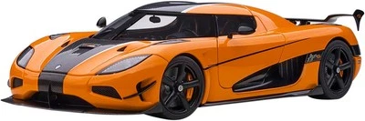 AUTOart 1/18 Koenigsegg Agera RS Orange/Carbon Black Finished Product 79023 - Image 1 of 4