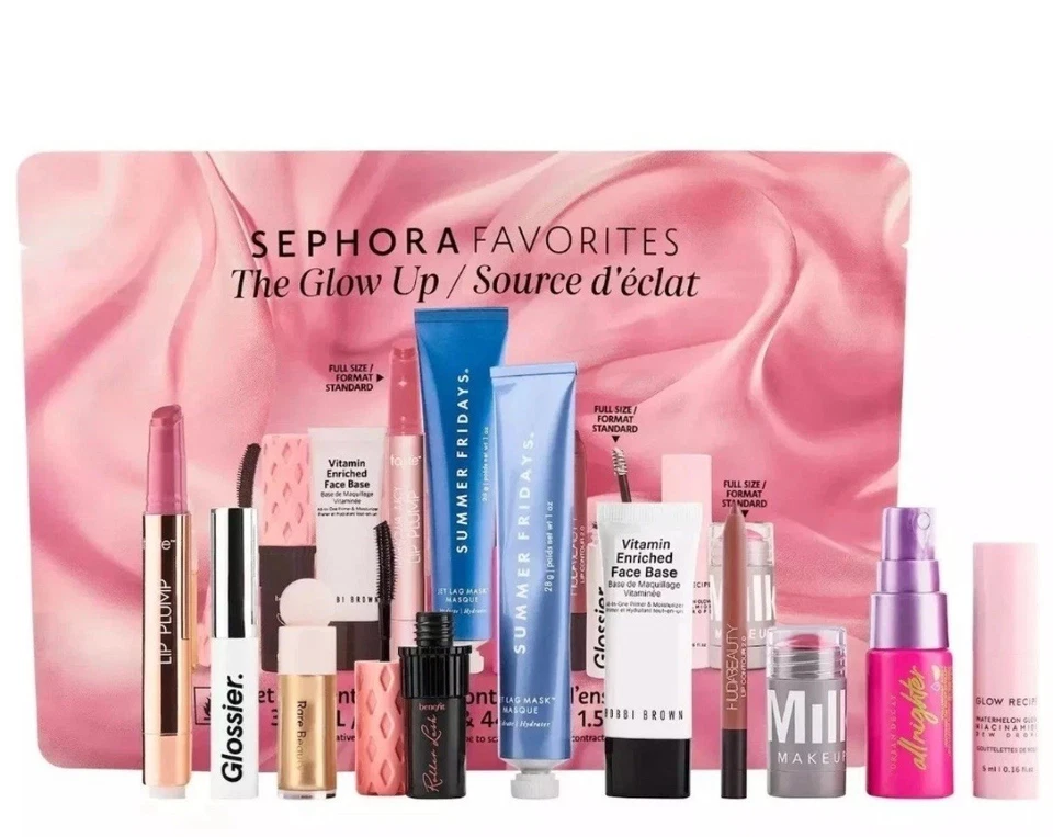 Sephora Favorite's: The Glow Up Kit. 10 Piece-Set. Limited Edition. Value 174$ - Image 1 of 1